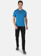 Men Blue Plain Lower Set