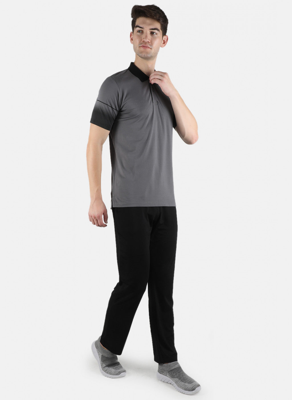 Men Grey Printed Lower Set