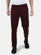 Men Maroon Plain Lower