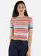 Women Multicolor Stripe Top