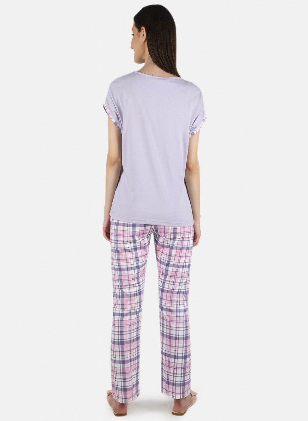 Women Purple Printed Lower Set