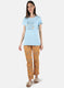 Women Blue Printed Lower Set