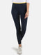 Women Navy Blue Printed Jegging