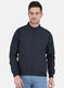 Men NAvy Blue Solid Jacket