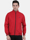 Men Red Solid Jacket