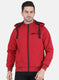 Men Red Solid Jacket
