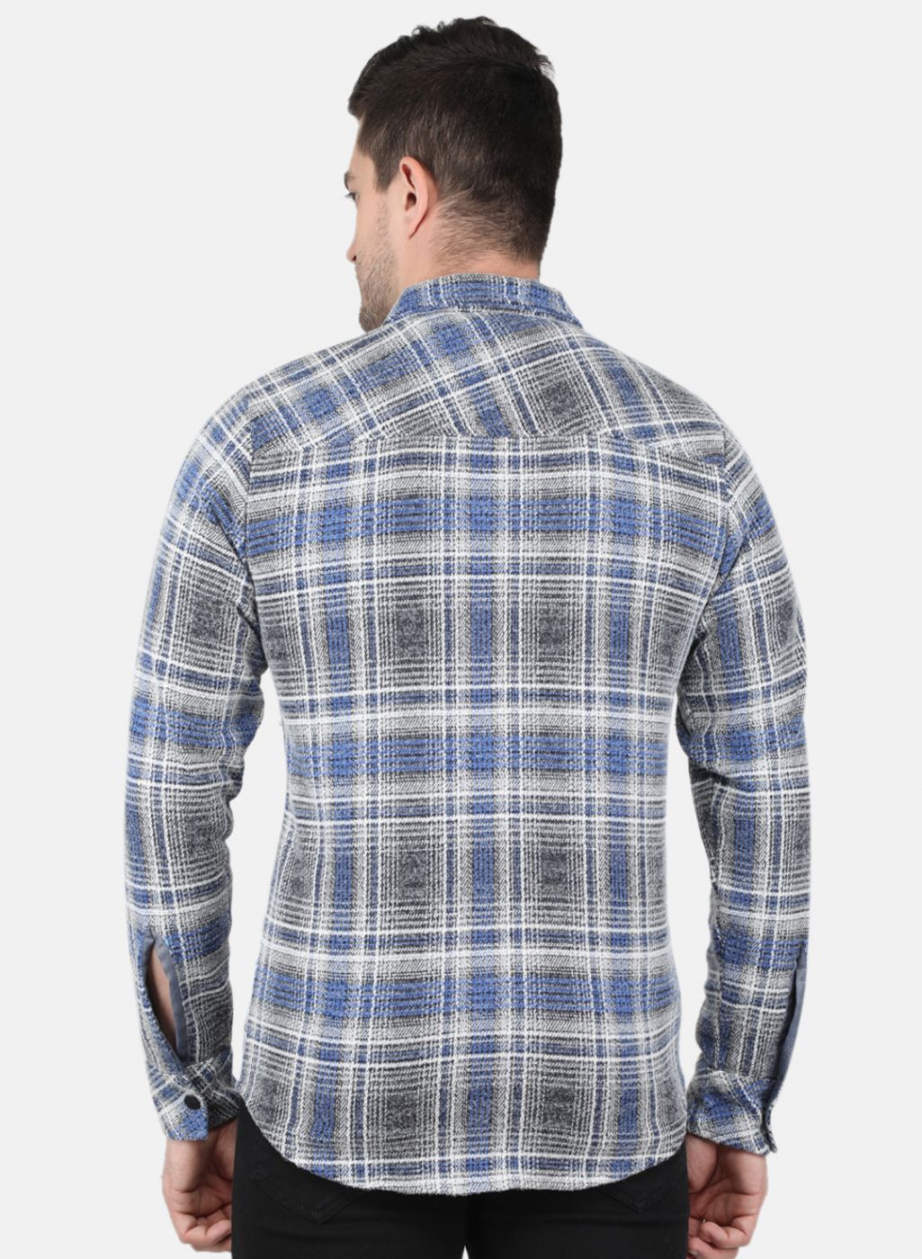 Men Blue Printed Sweatshirt