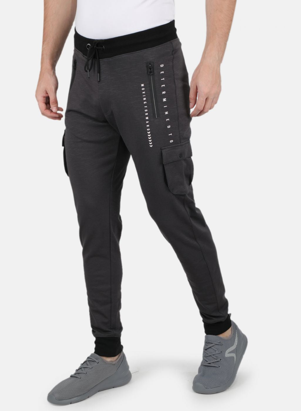 Men Grey Smart Fit Winter Lower