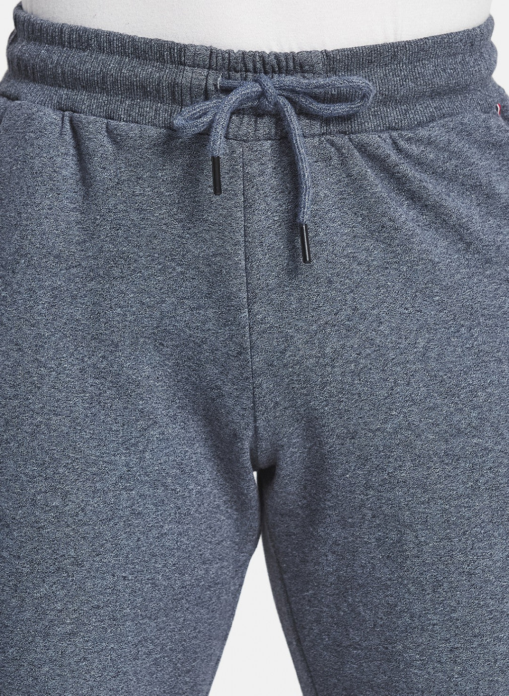 Men Blue Jaspe Fleece Tracksuit