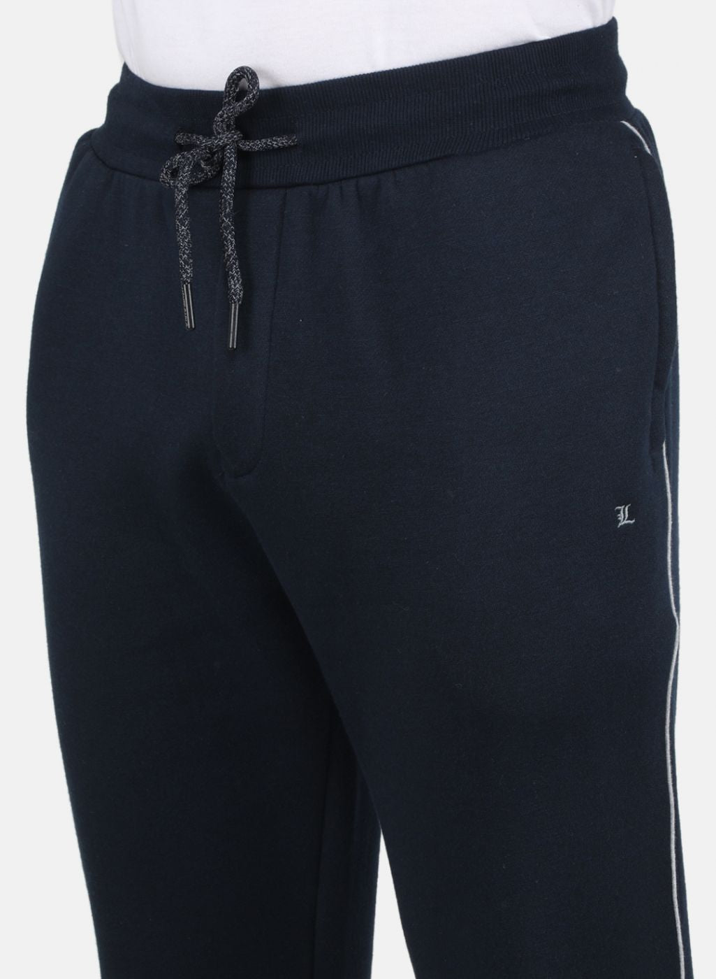 Men NAvy Blue Solid Tracksuit