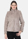 Women Beige Solid Jacket