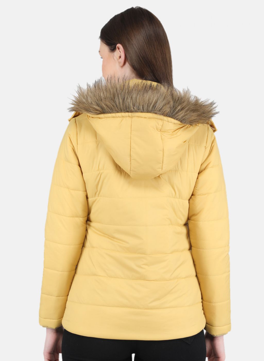 Women Mustard Embroidered Jacket