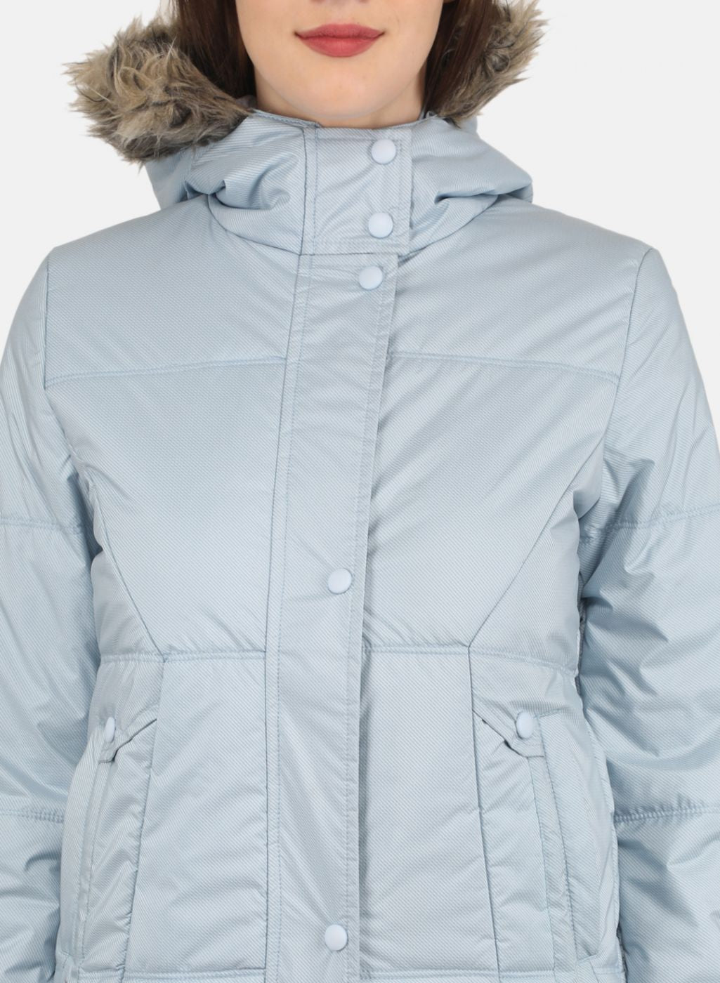 Women Blue Stripe Jacket