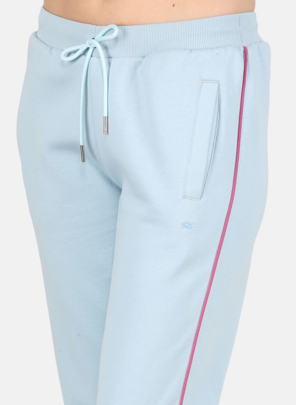 Women Blue Printed Tracksuit