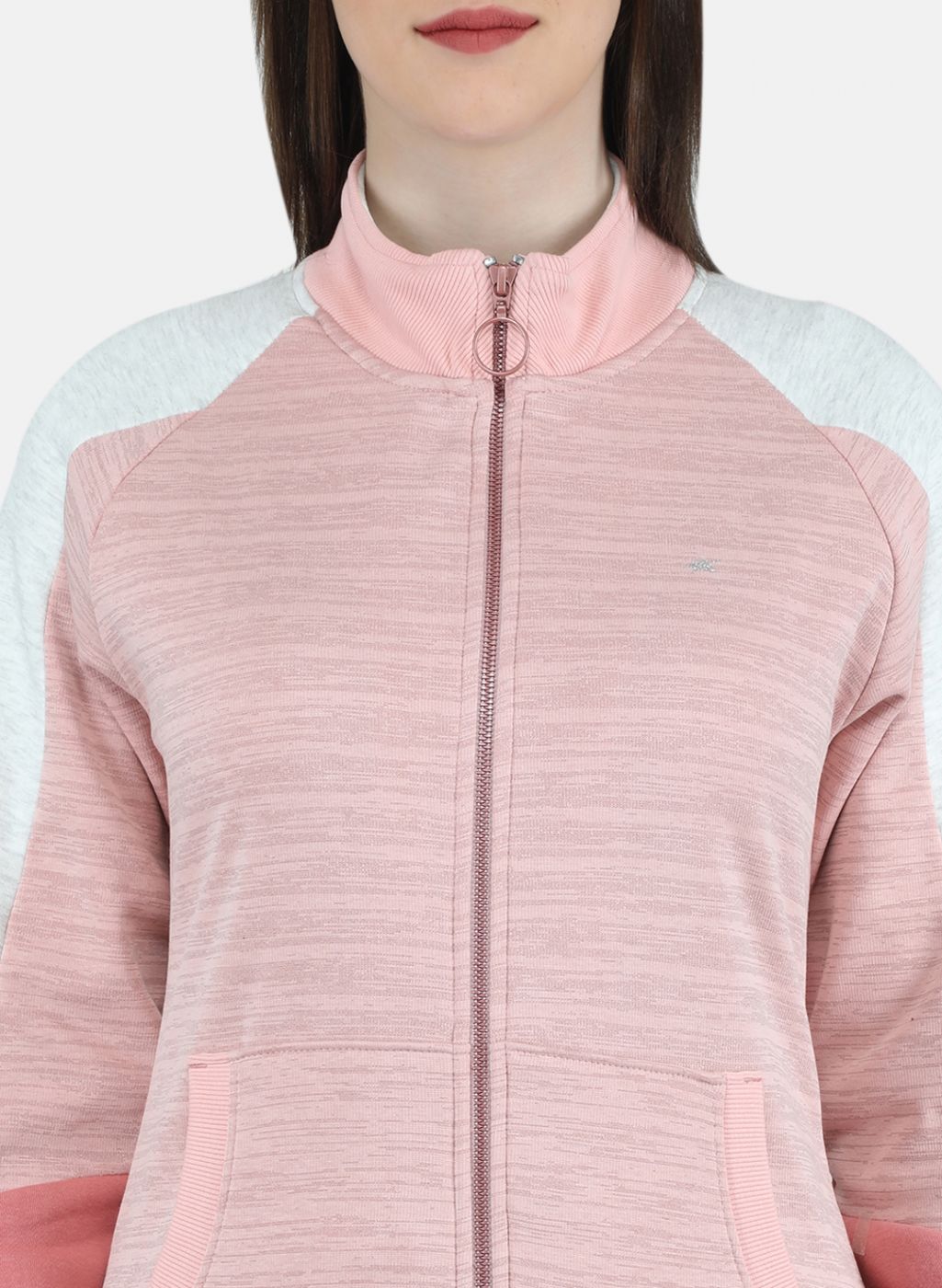 Women Pink Printed Tracksuit