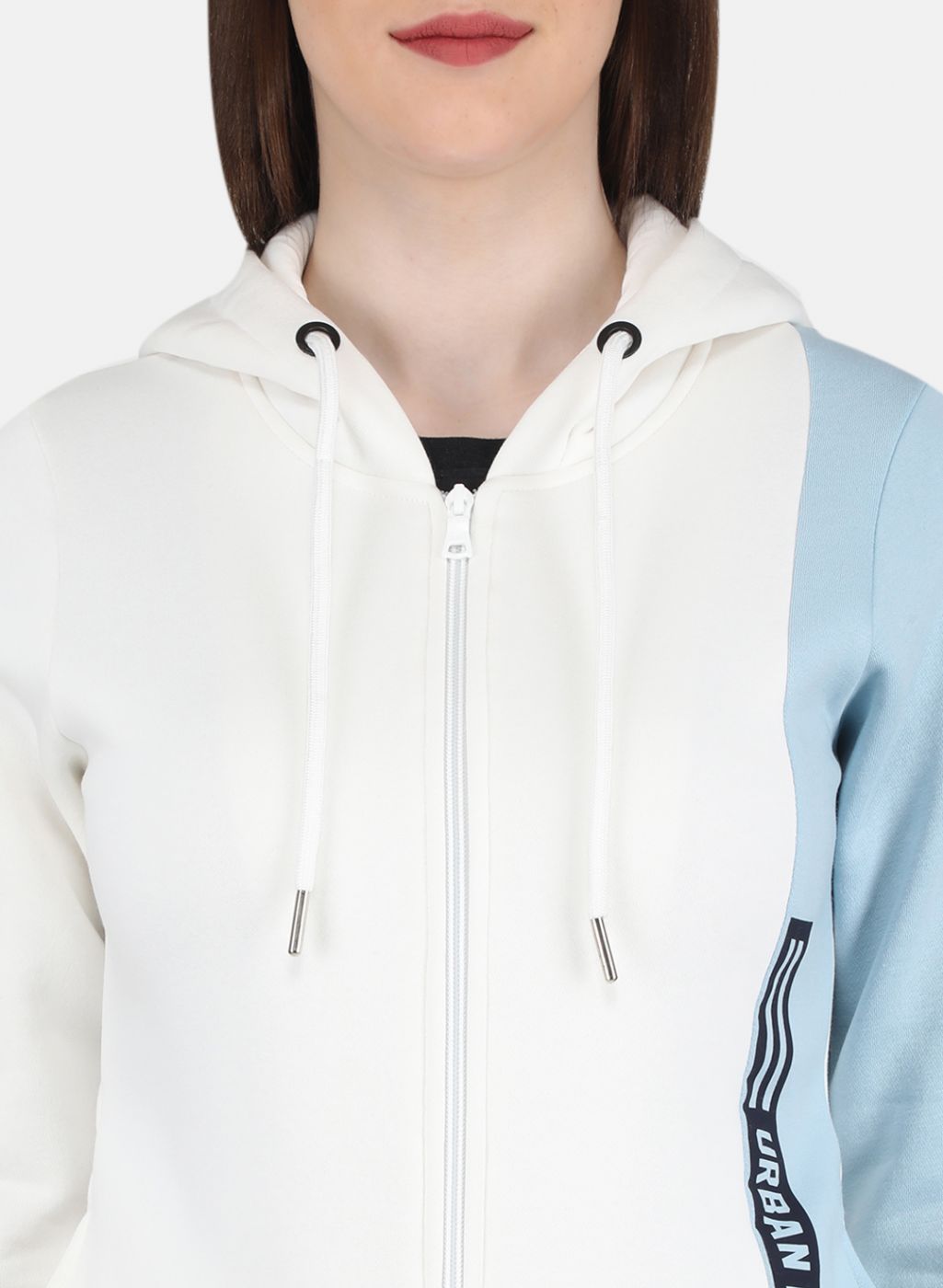 Women Off White Printed Tracksuit