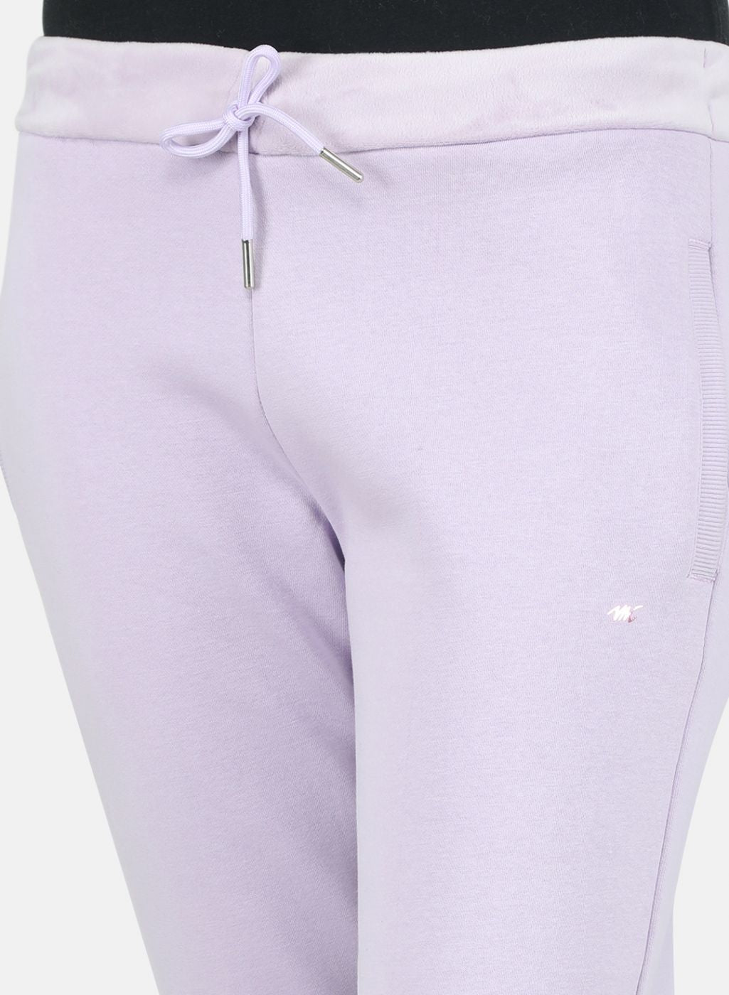 Women Purple Printed Tracksuit