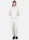 Women Beige Jaquard CoordiNAte Set