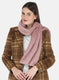 Women Pink Solid Muffler