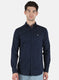 Men Blue Printed Shirt