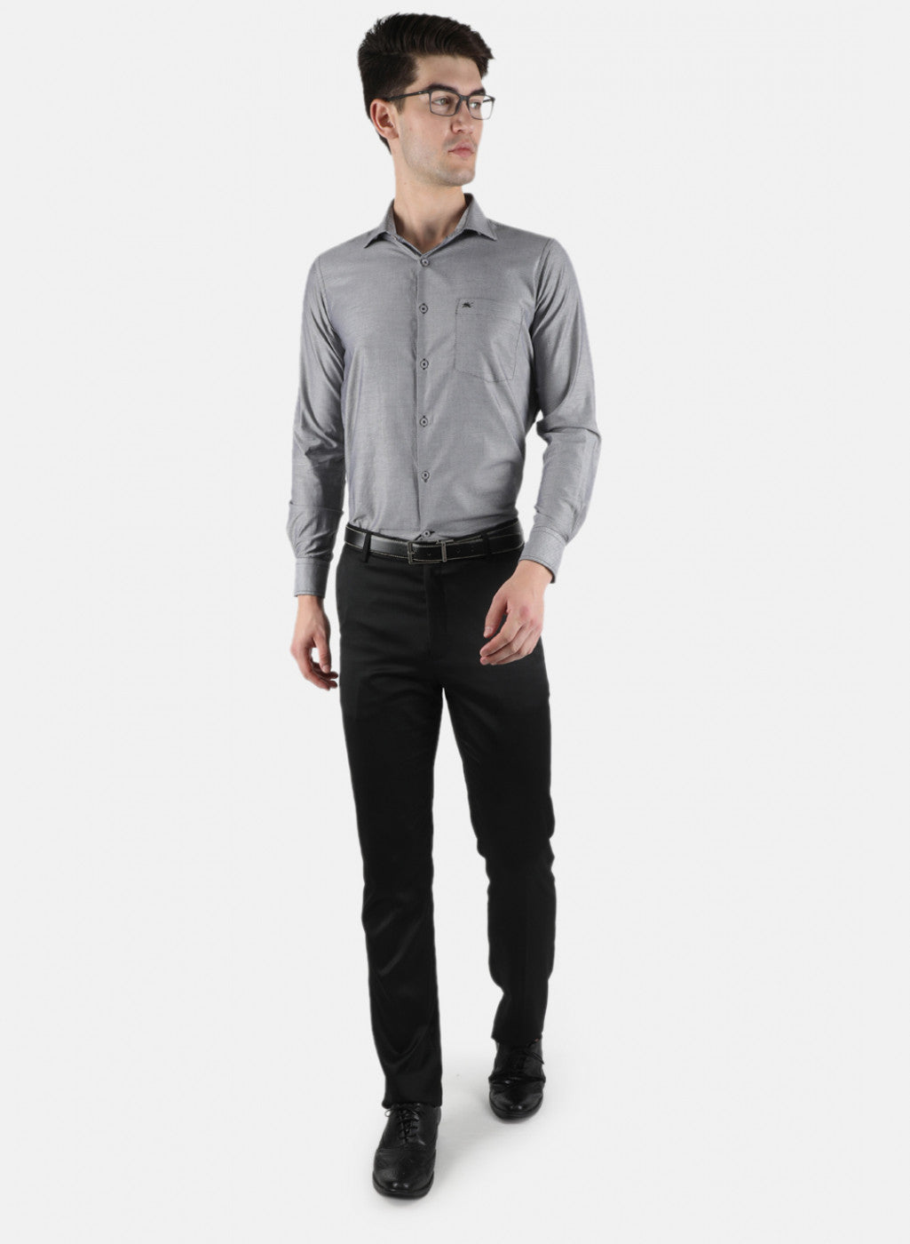 Men Black Printed Shirt