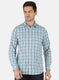 Men Green Check Shirt