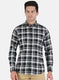 Men Black Check Shirt
