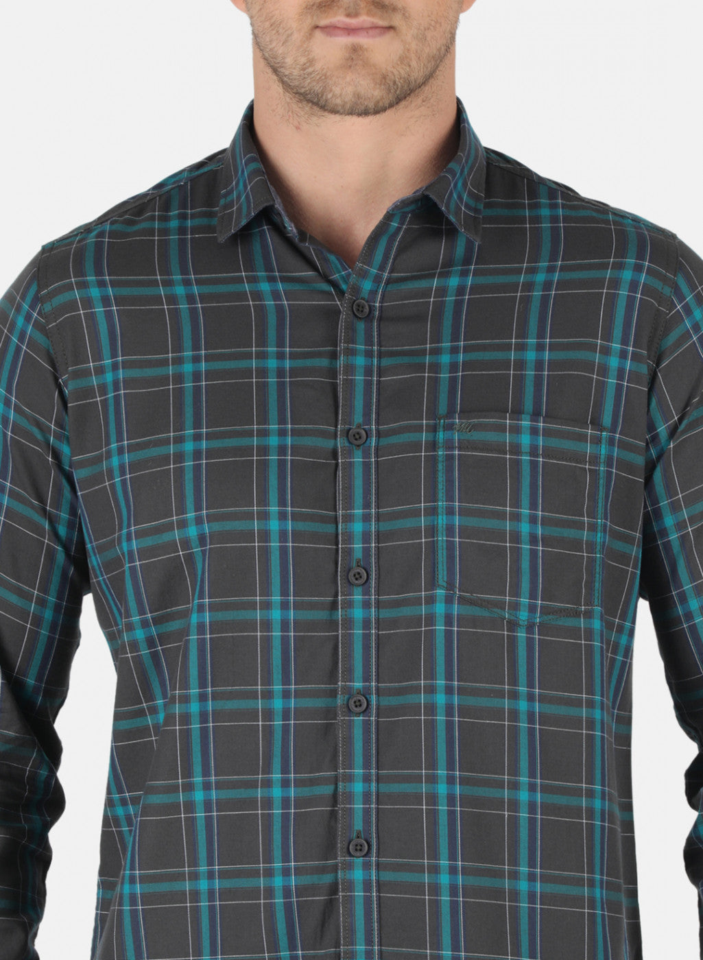 Men Multicolor Check Shirt