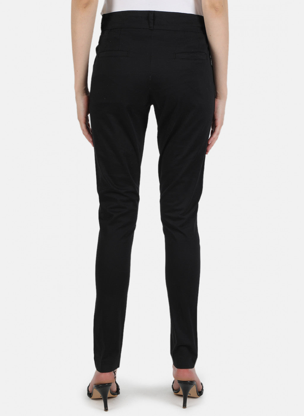 Women Black Slim Fit Trouser