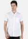 Men White Solid Shirt