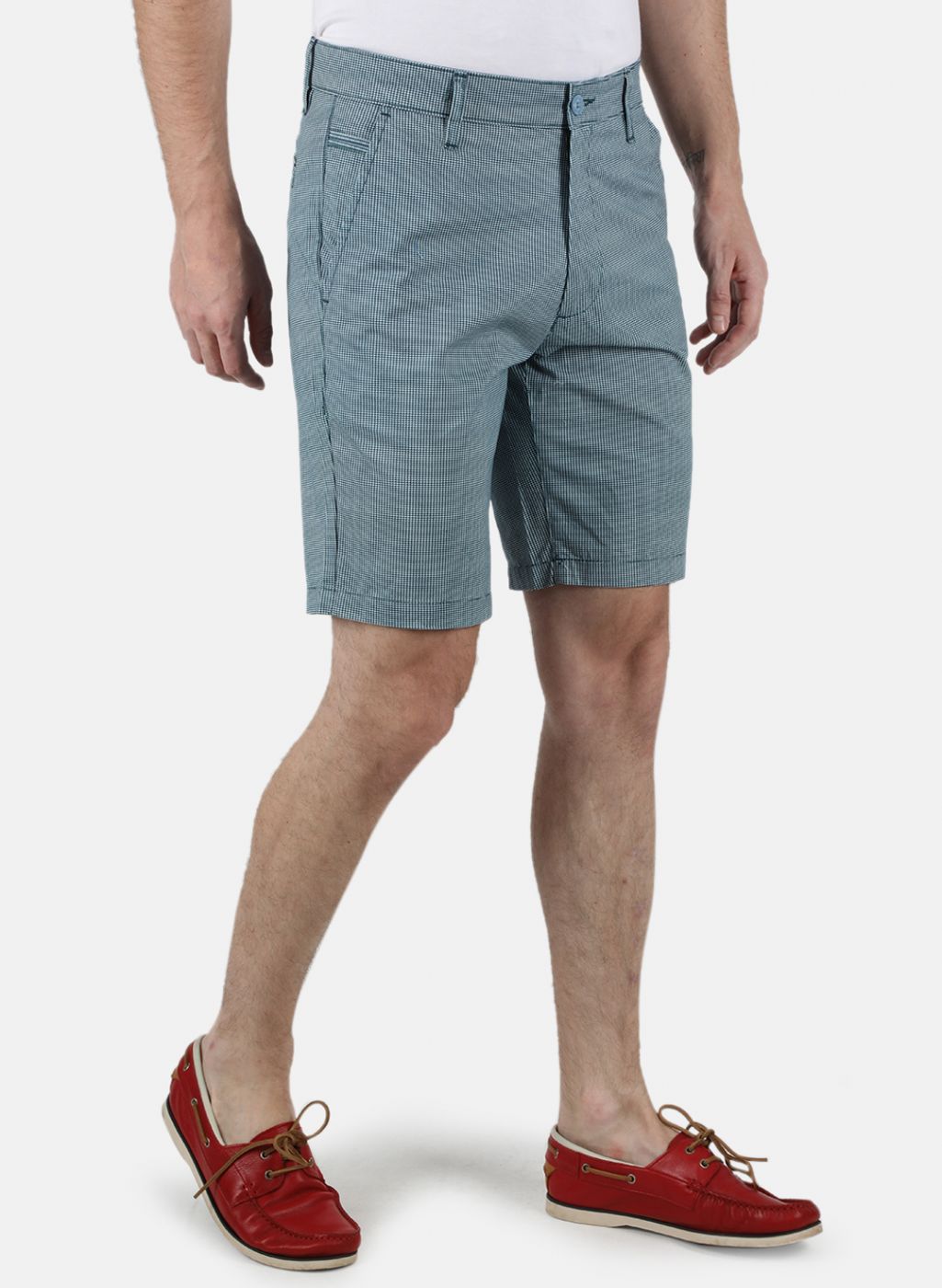 Men Blue Printed Short