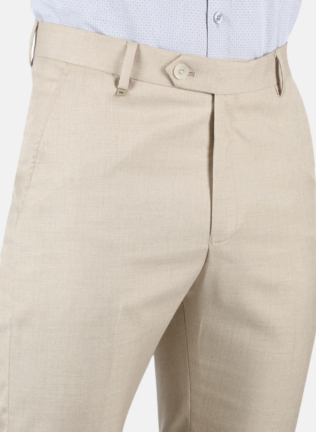 Men Khaki Regular Fit Trouser