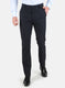 Men Navy Blue Regular Fit Trouser