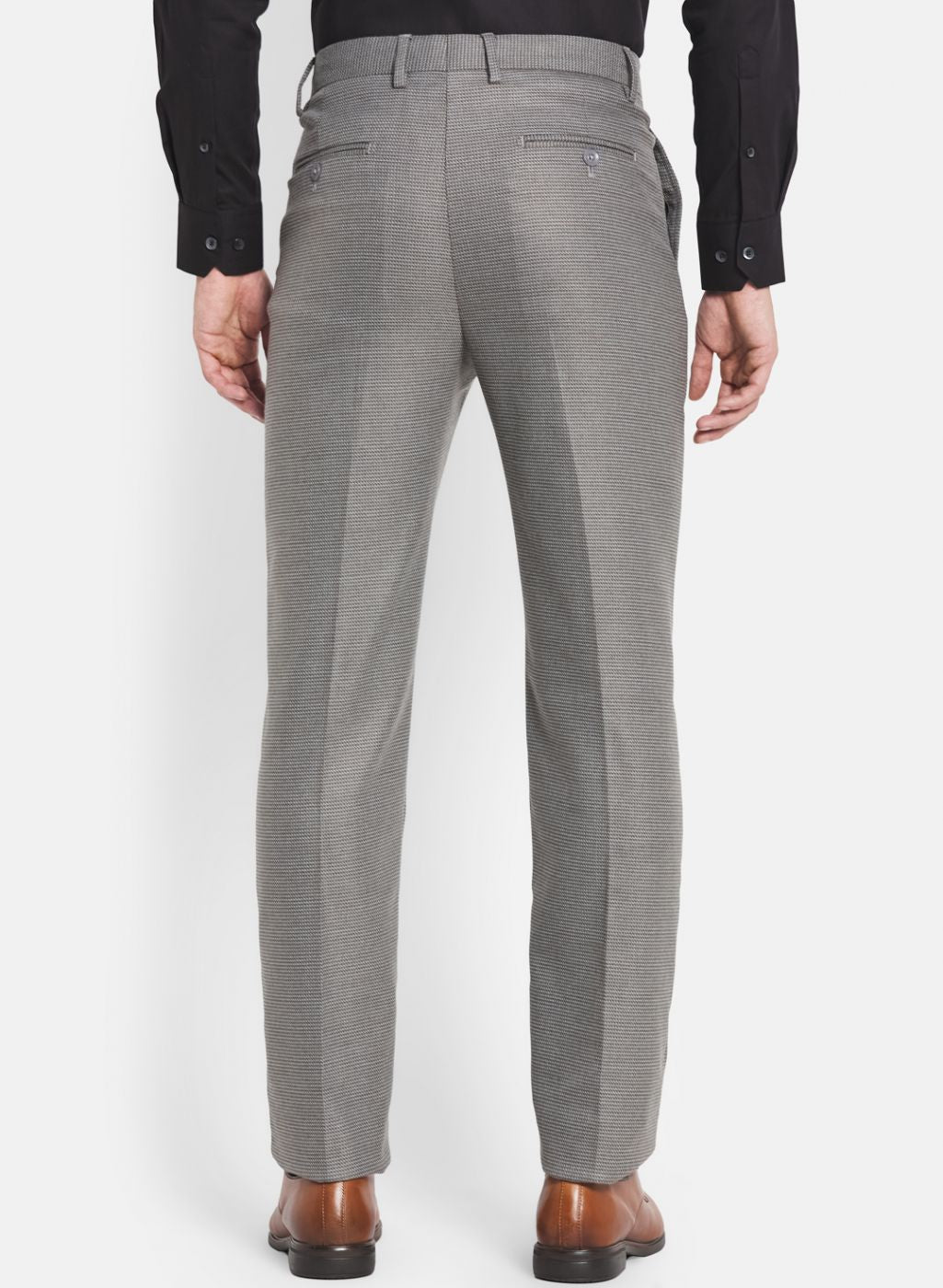 Men Brown Slim Fit Trouser