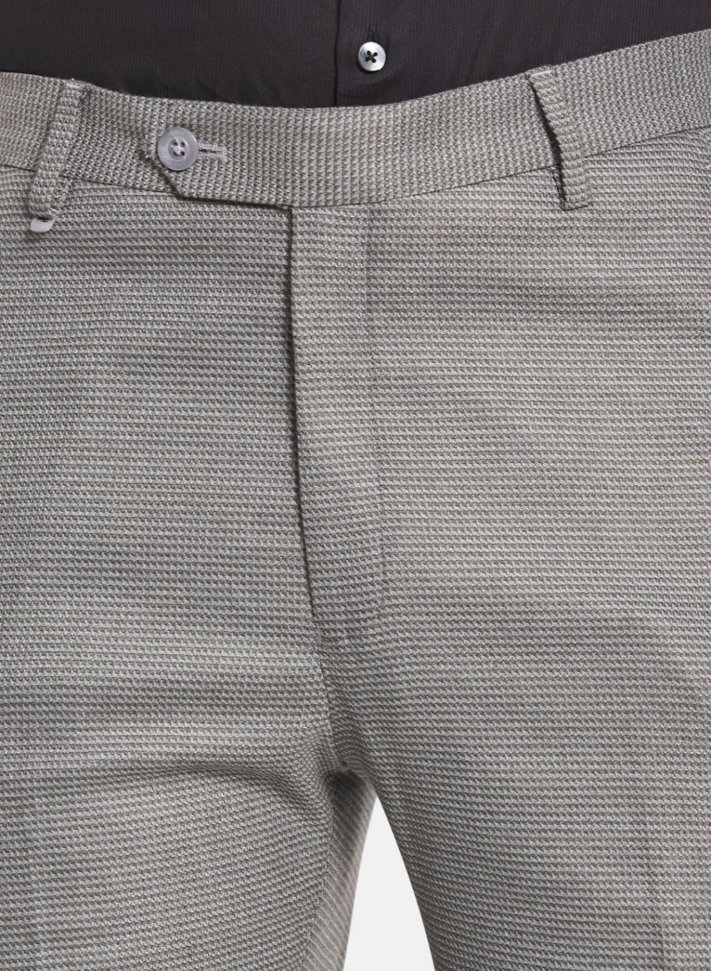 Men Brown Slim Fit Trouser