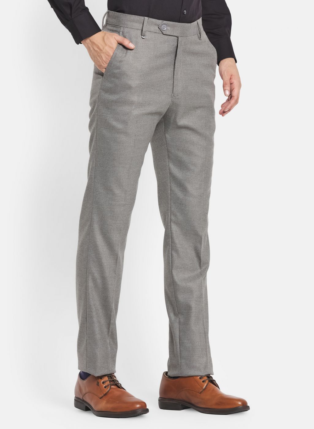 Men Brown Slim Fit Trouser