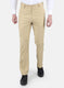 Men Beige Slim Fit Trouser