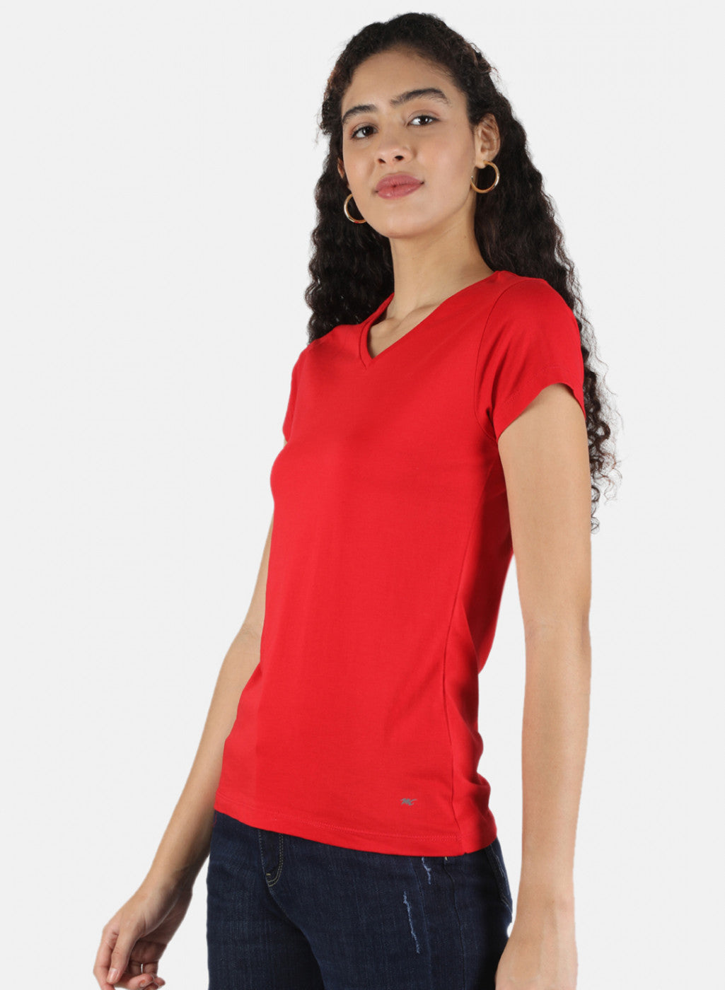 Women Red & Navy Blue Plain Top 2 PCs