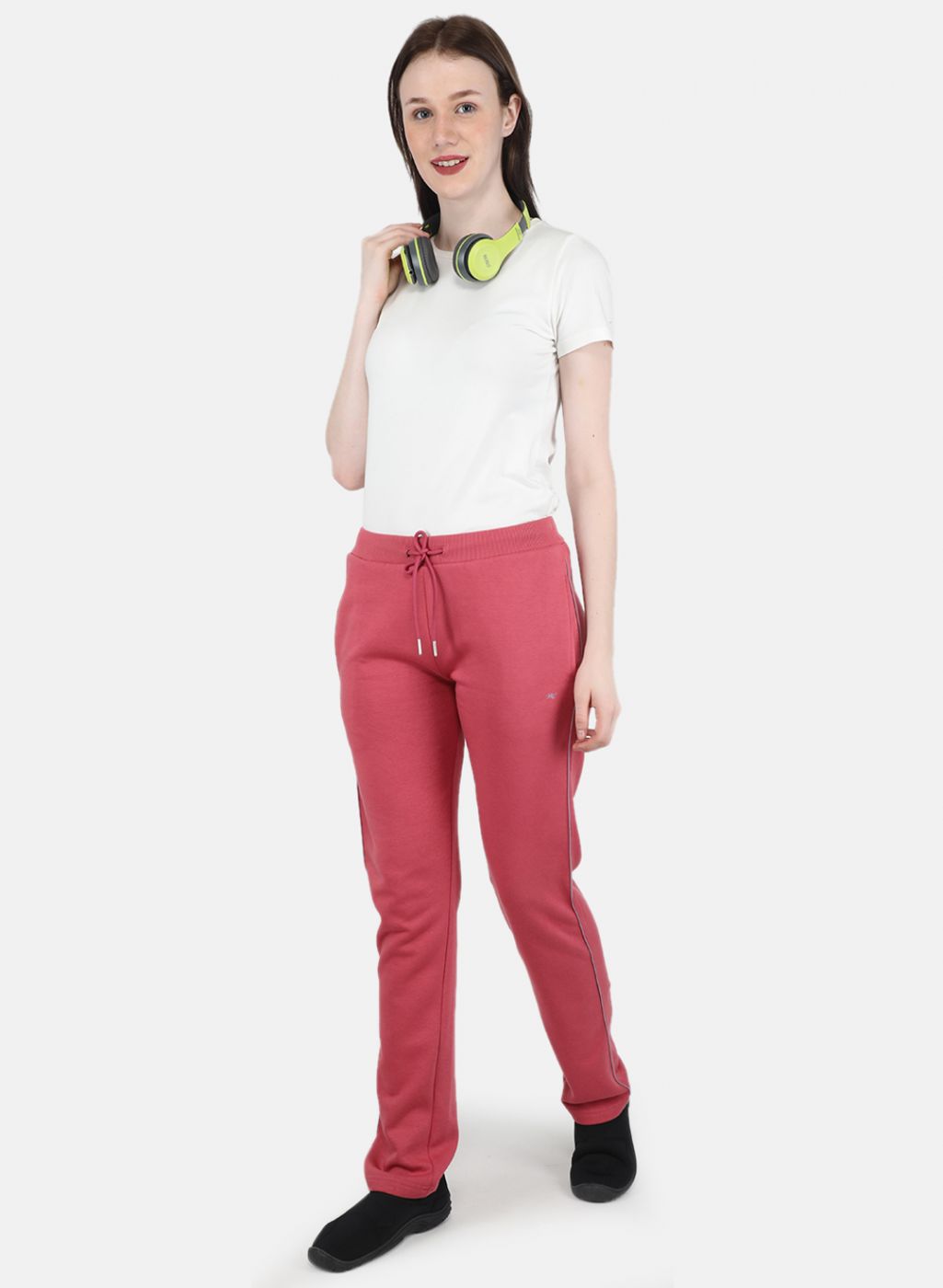 Women Pink Regular Fit Winter Lower