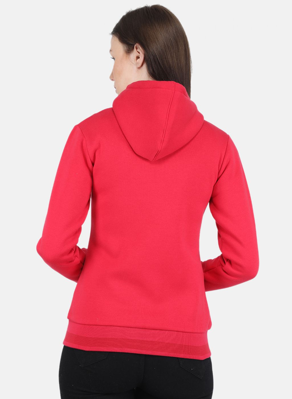 Women Pink Solid Sweatshirt