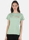 Women Green Embroidered Top