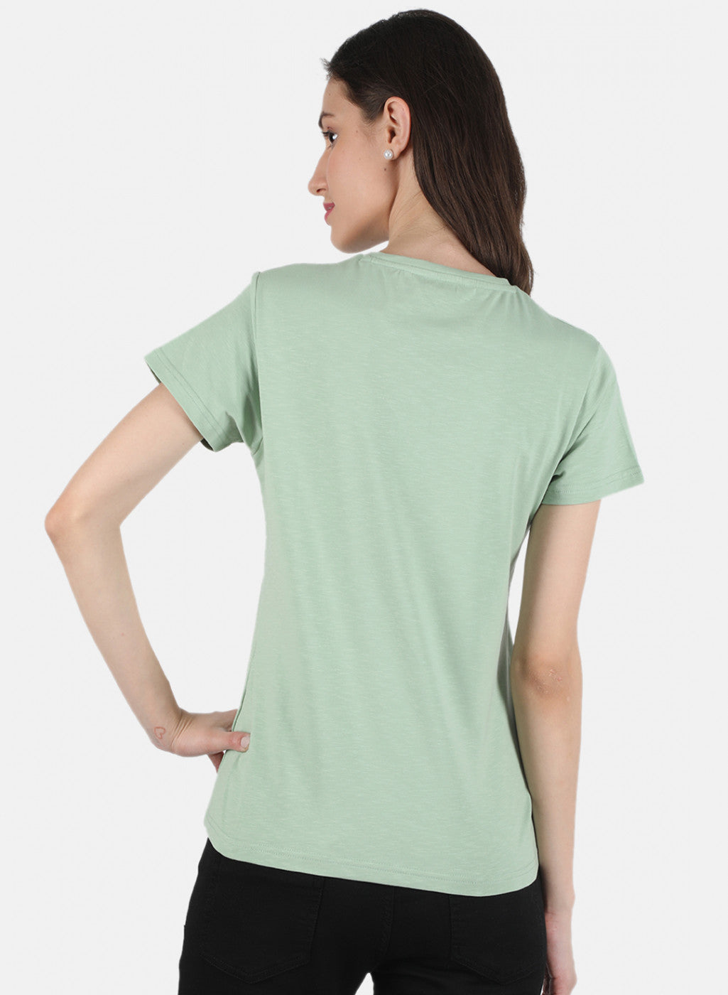 Women Green Embroidered Top