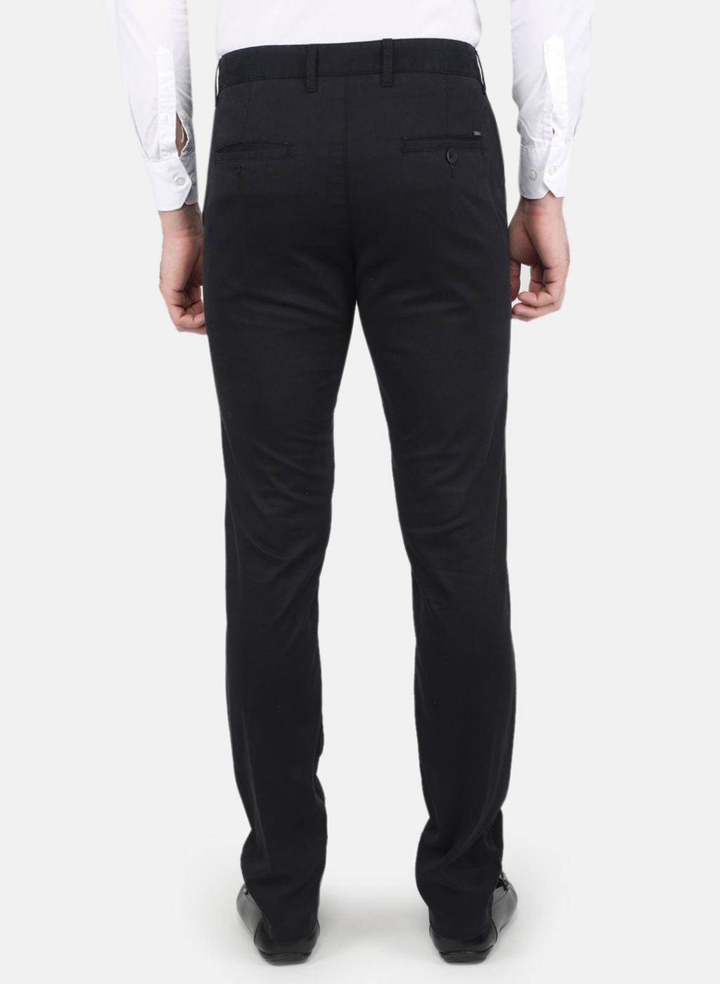 Men Black Smart Fit Trouser