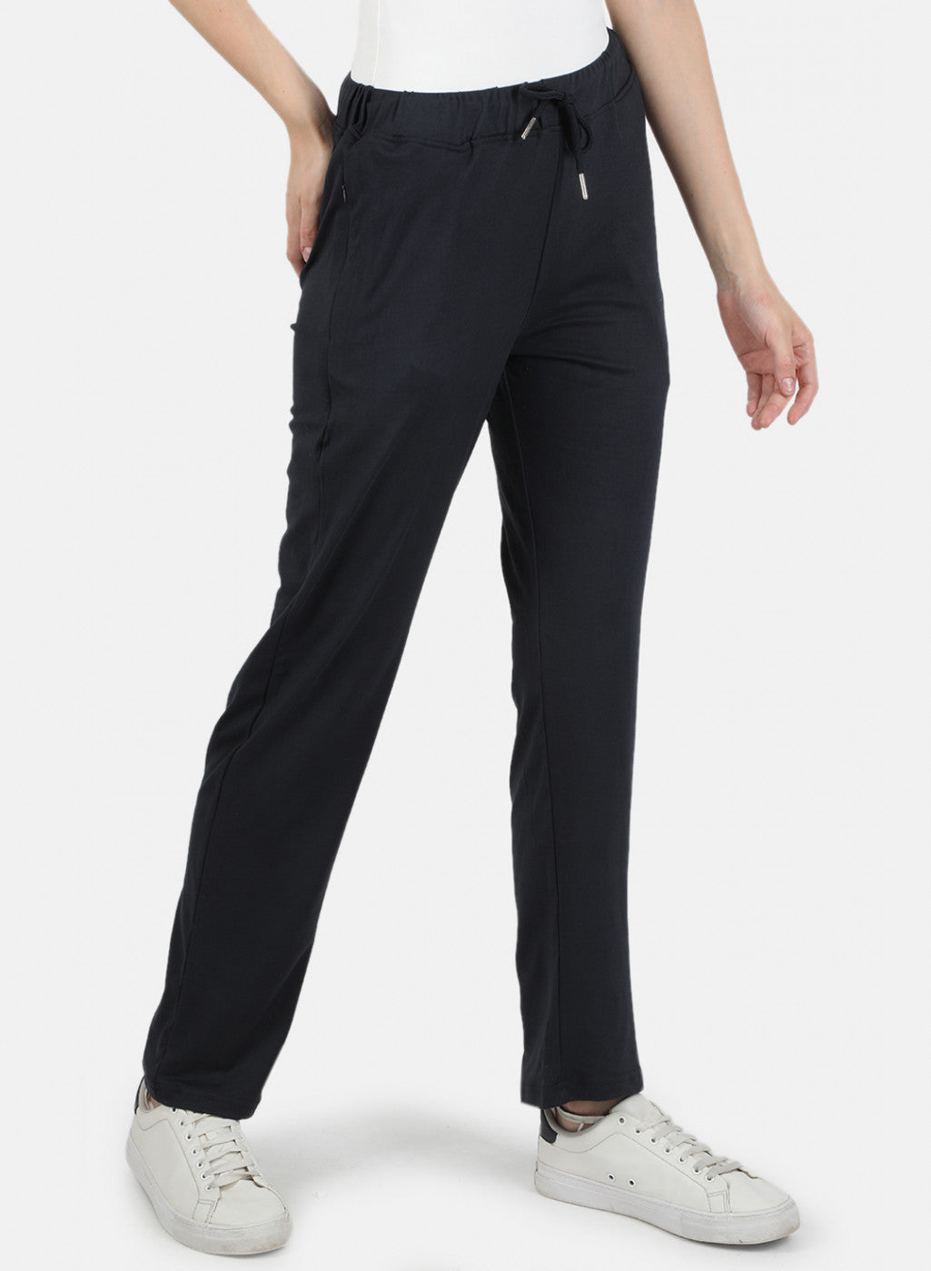 Women Navy Blue Regular Fit Lower