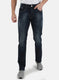 Men Navy Blue Regular Fit Denim