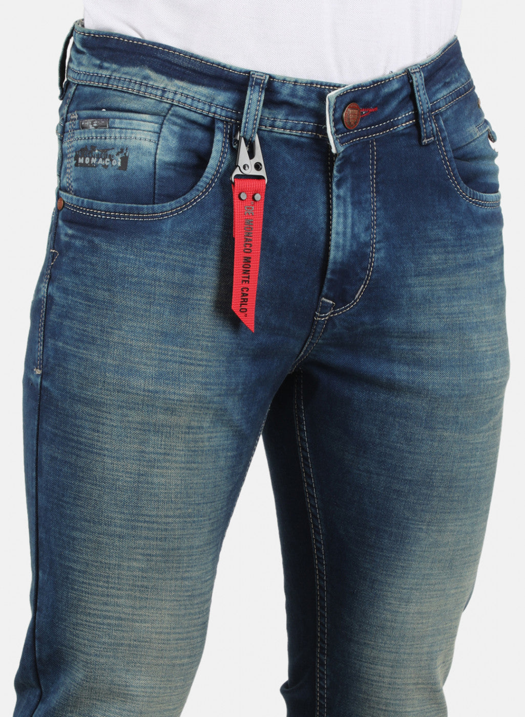 Men Blue Narrow Fit Denim