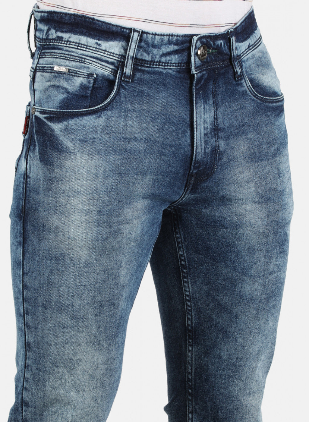 Men Blue Narrow Fit Denim