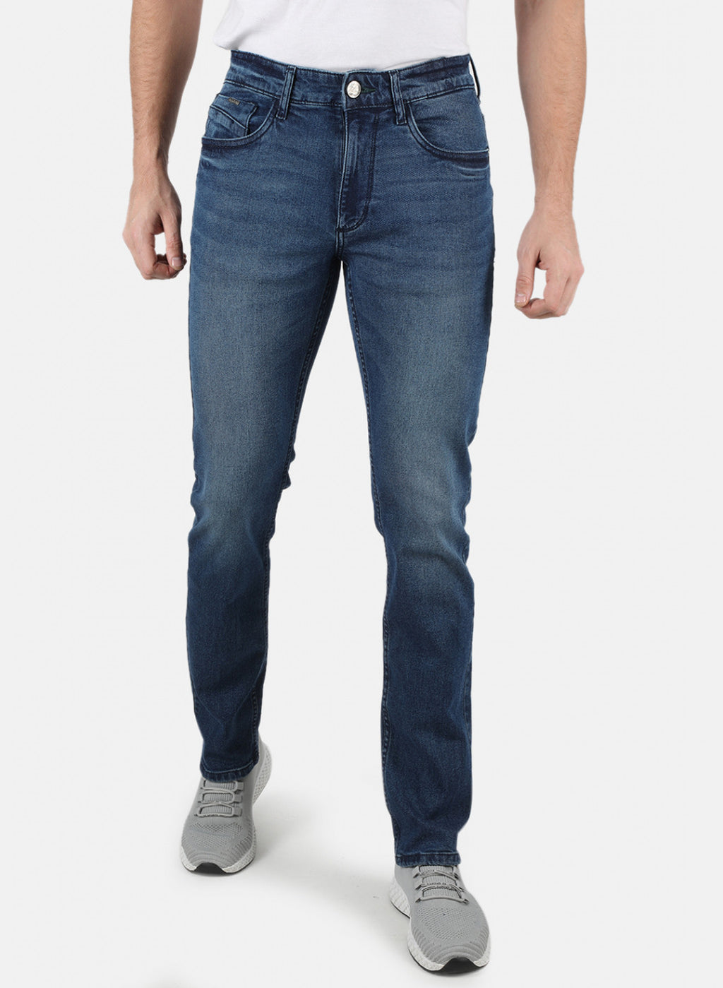 Men Blue Narrow Fit Denim
