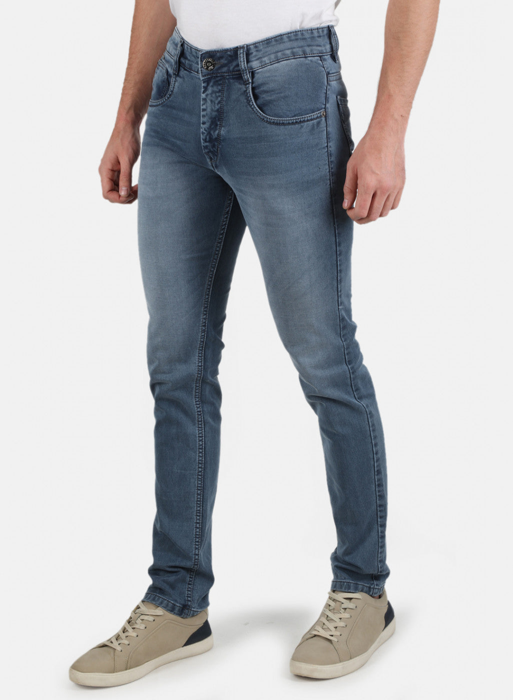 Men Blue Narrow Fit Denim