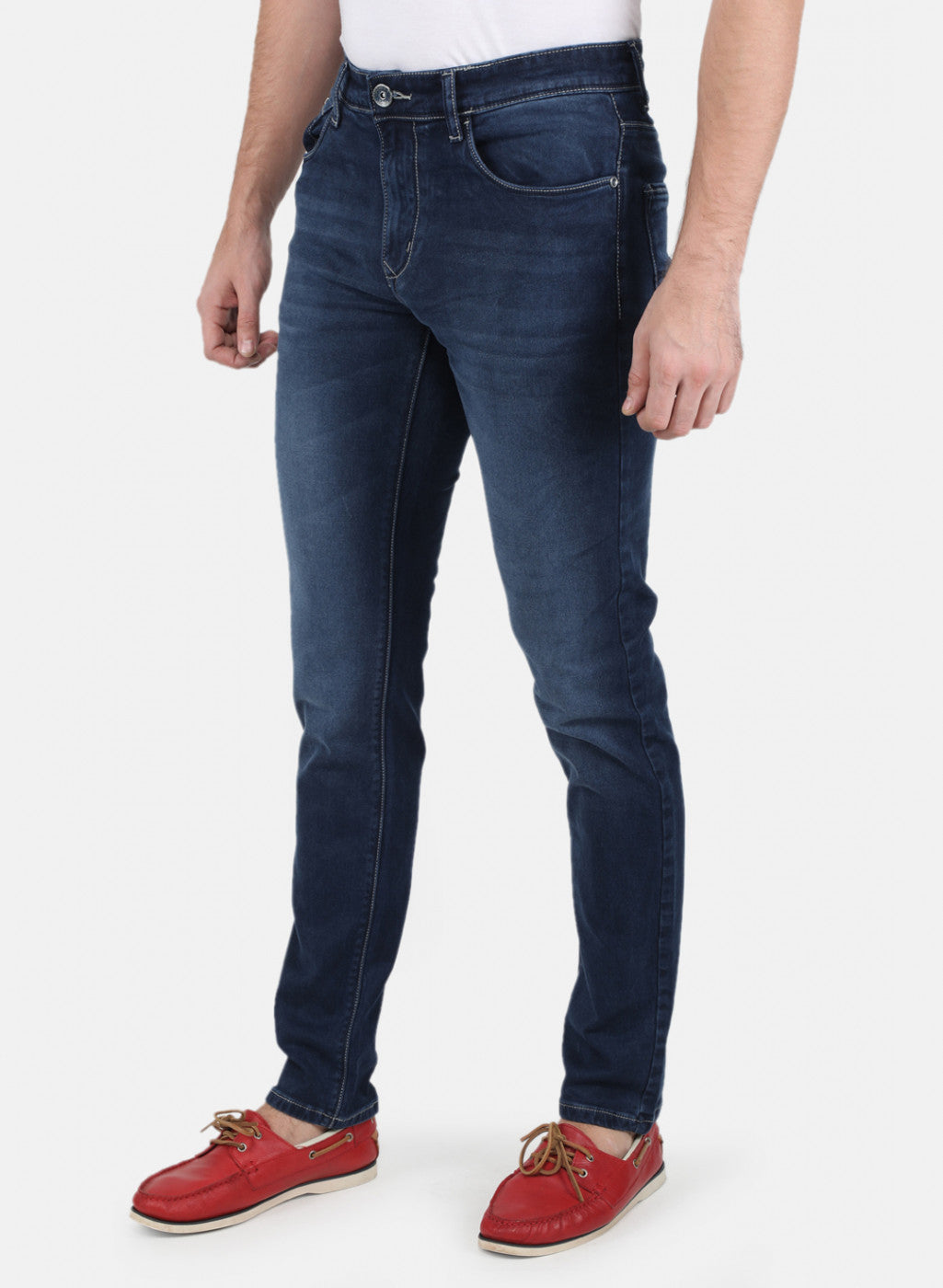 Men Blue Narrow Fit Denim